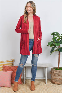 Cardigan with Pockets (Multiple Colors)