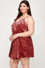 Load image into Gallery viewer, Velvet Cami Dress