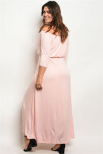 Load image into Gallery viewer, Smock Waist Jersey Maxi Dress