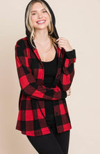 Load image into Gallery viewer, Buffalo Plaid Button Up Jacket
