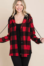 Load image into Gallery viewer, Buffalo Plaid Button Up Jacket