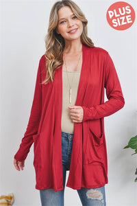Cardigan with Pockets (Multiple Colors)