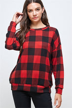 Load image into Gallery viewer, Buffalo Plaid Top