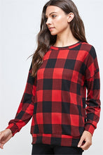 Load image into Gallery viewer, Buffalo Plaid Top