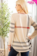 Load image into Gallery viewer, Checkered Tunic Top w Sequin Pocket (Multiple Colors)