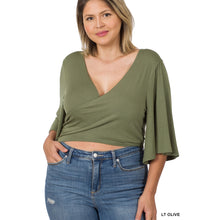 Load image into Gallery viewer, Tie Front Cropped Cardigan