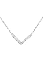 Load image into Gallery viewer, Crystal V Necklace