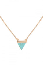 Load image into Gallery viewer, Double Layer Triange Necklace