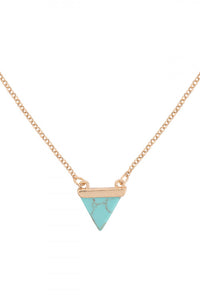 Double Layer Triange Necklace