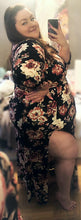 Load image into Gallery viewer, Long Sleeve Floral Maxi Dress