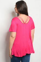 Load image into Gallery viewer, Short Sleeve Strappy Back Top