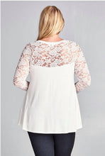 Load image into Gallery viewer, Lace Sleeve Tunic Top
