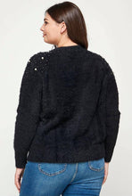 Load image into Gallery viewer, Sweater Knit Top with Pearls