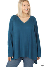 Load image into Gallery viewer, Thermal Waffle V-Neck Sweater (Multiple Colors)