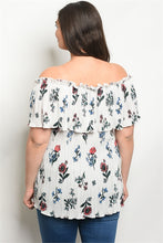 Load image into Gallery viewer, Floral Off the Shoulder Top